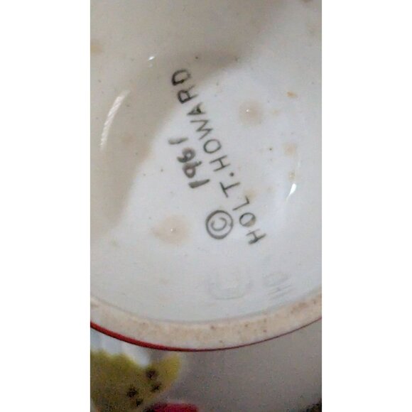 Vintage Holt Howard 1961Egg Cup Rooster Ceramic Retro Kitchen Farmhouse Kitsch - Picture 6 of 7